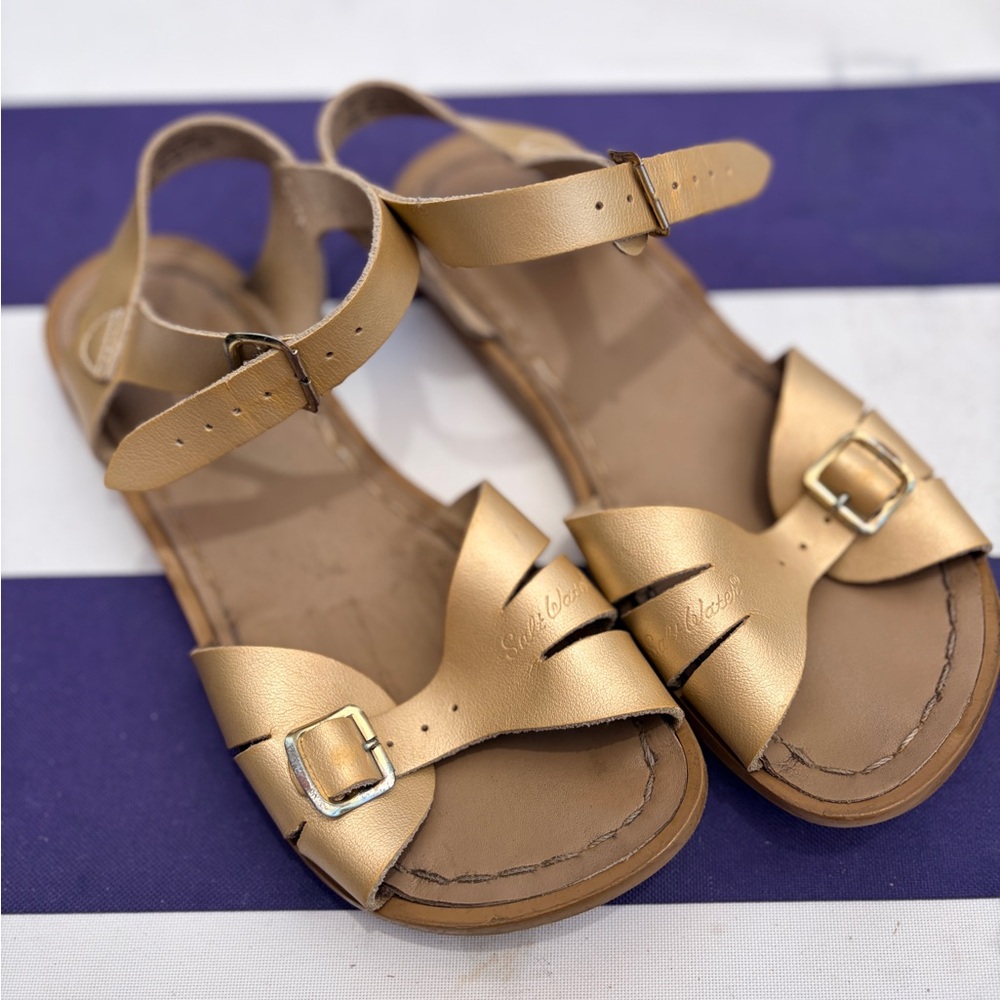 Gold Saltwater Sandals